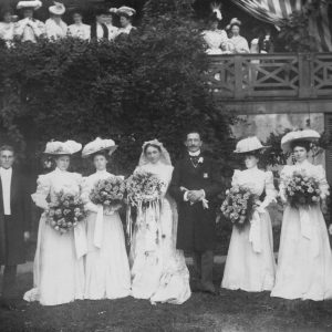 Frances Pell & Martin Archer-Shee wedding 1905